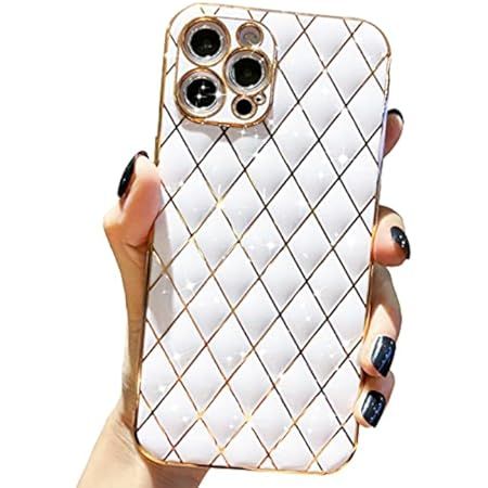Anynve Compatible with iPhone 12 Case Cute Sparkle Luxurly Plating, Unique Full Camera Lens Protecti | Amazon (US)