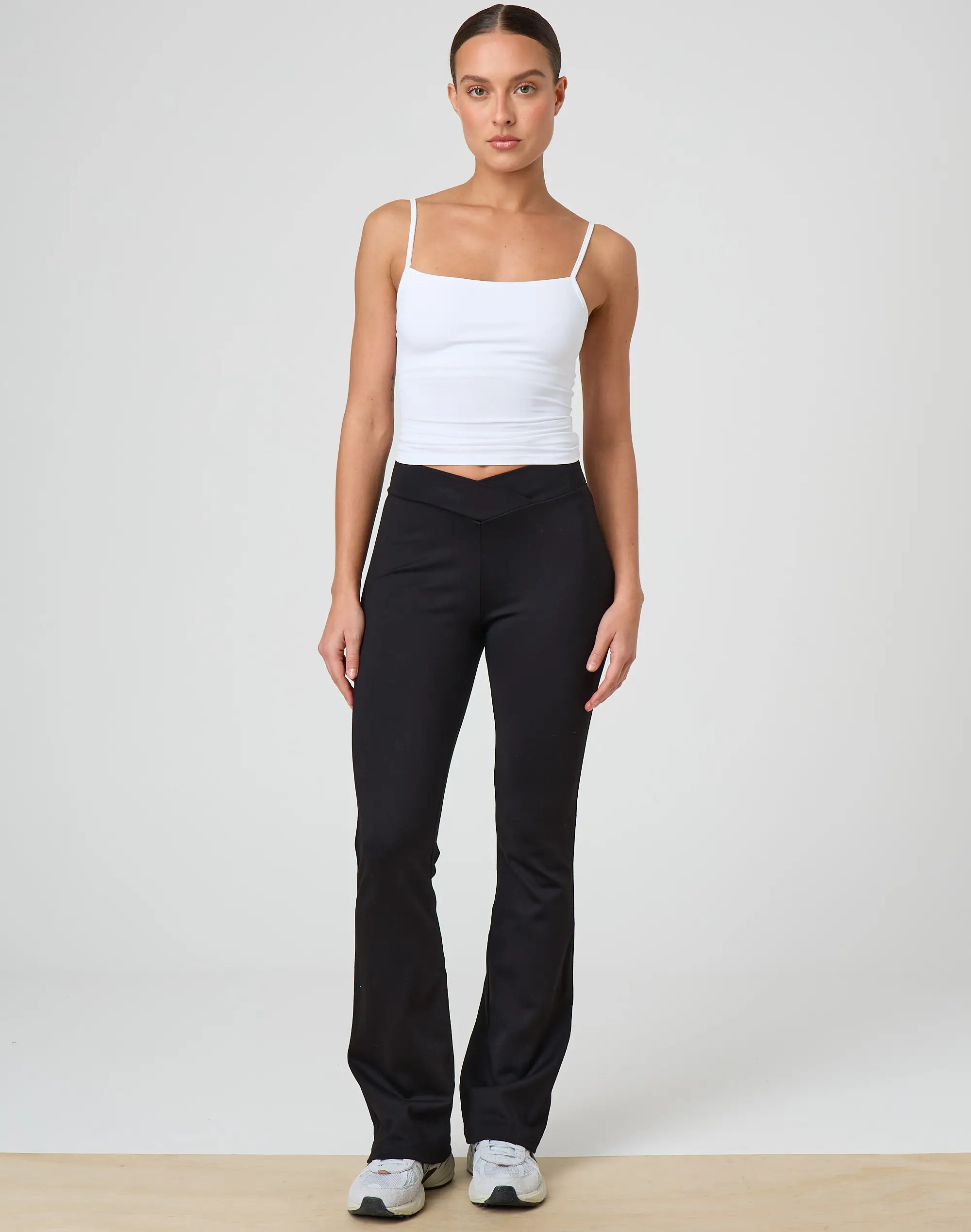 V Front Flare Ponte Pant | Glassons (NZ)