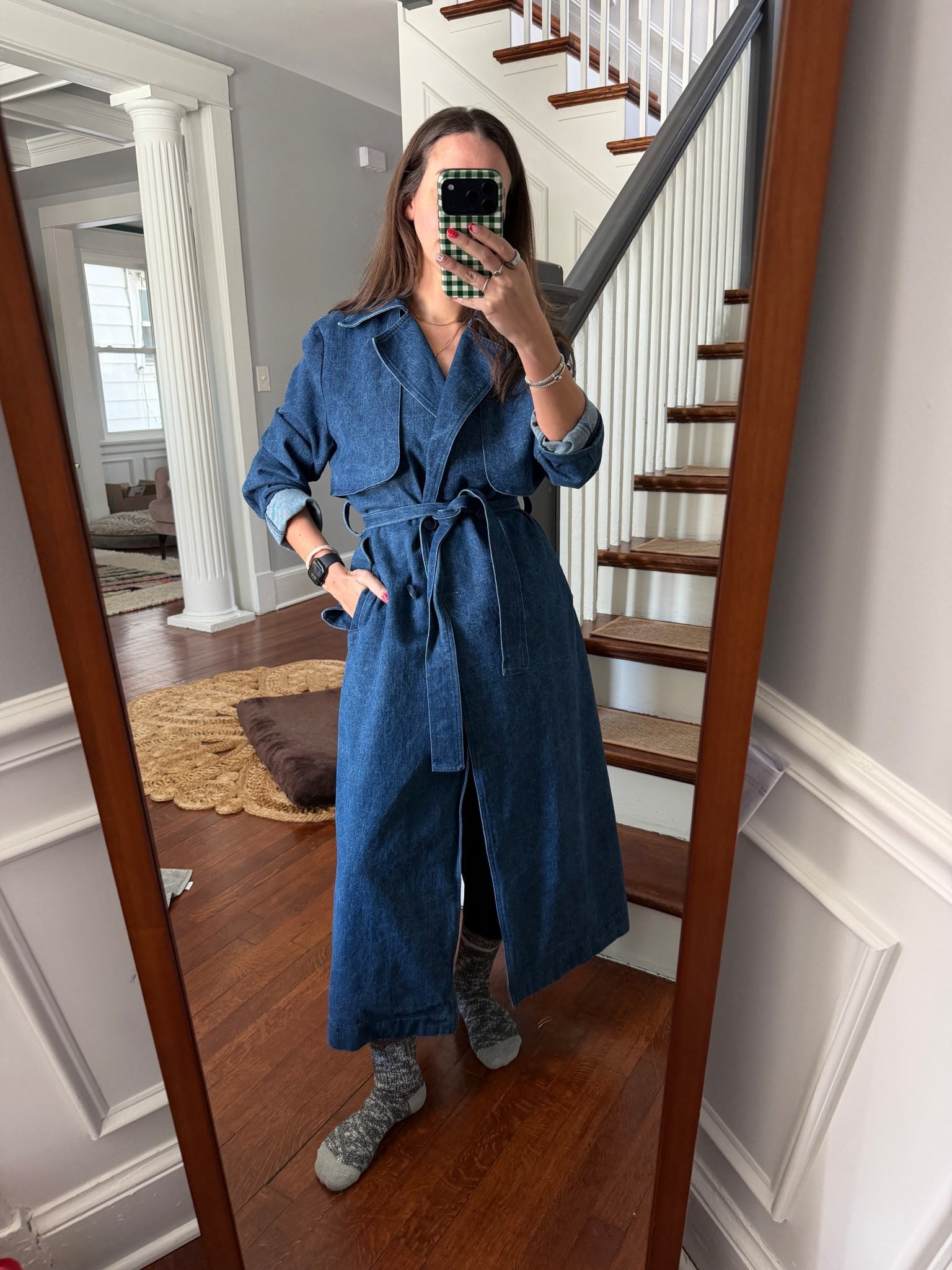Denim. Denim coat. Denim jacket. What I wore. Denim trench coat. Trench coat. Blue trench coat. Suboo. Rent the runway.

#LTKWorkwear #LTKSeasonal #LTKootd