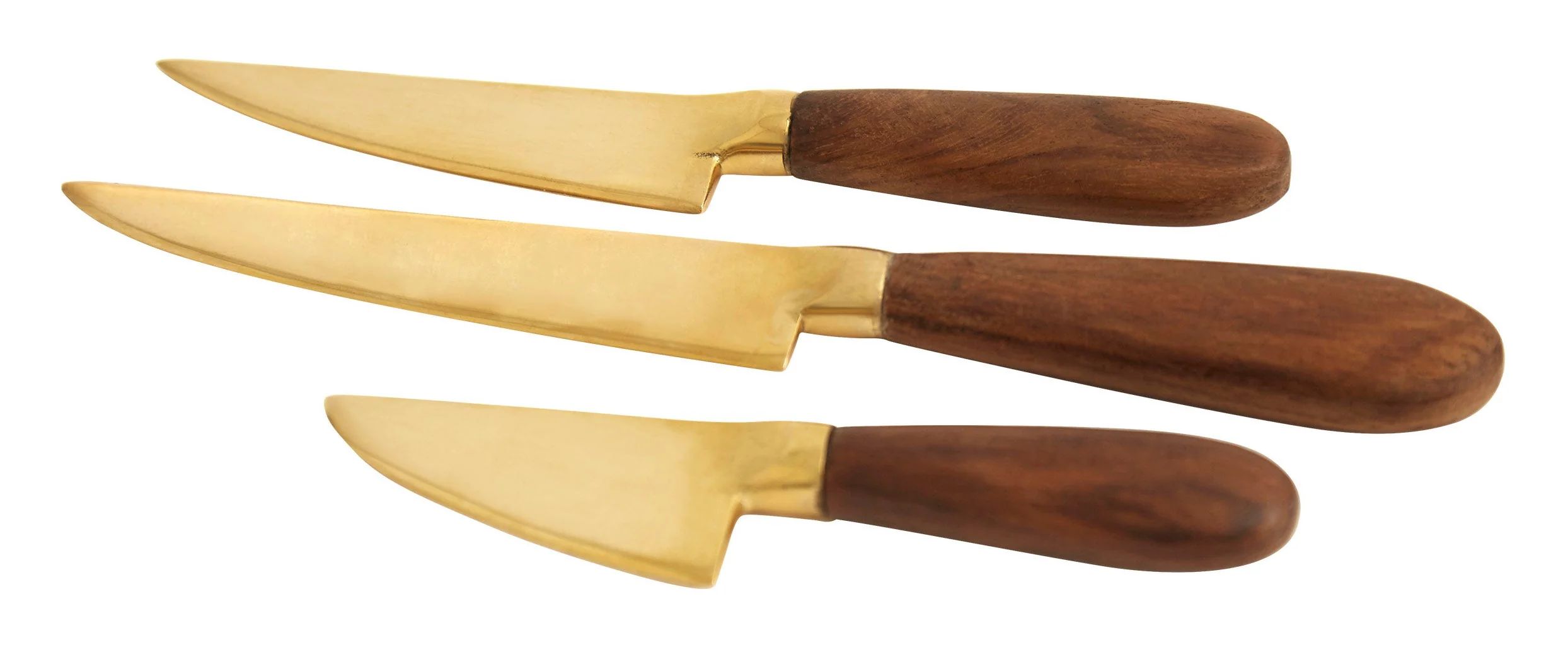 Rosewood & Brass Knives | Jayson Home