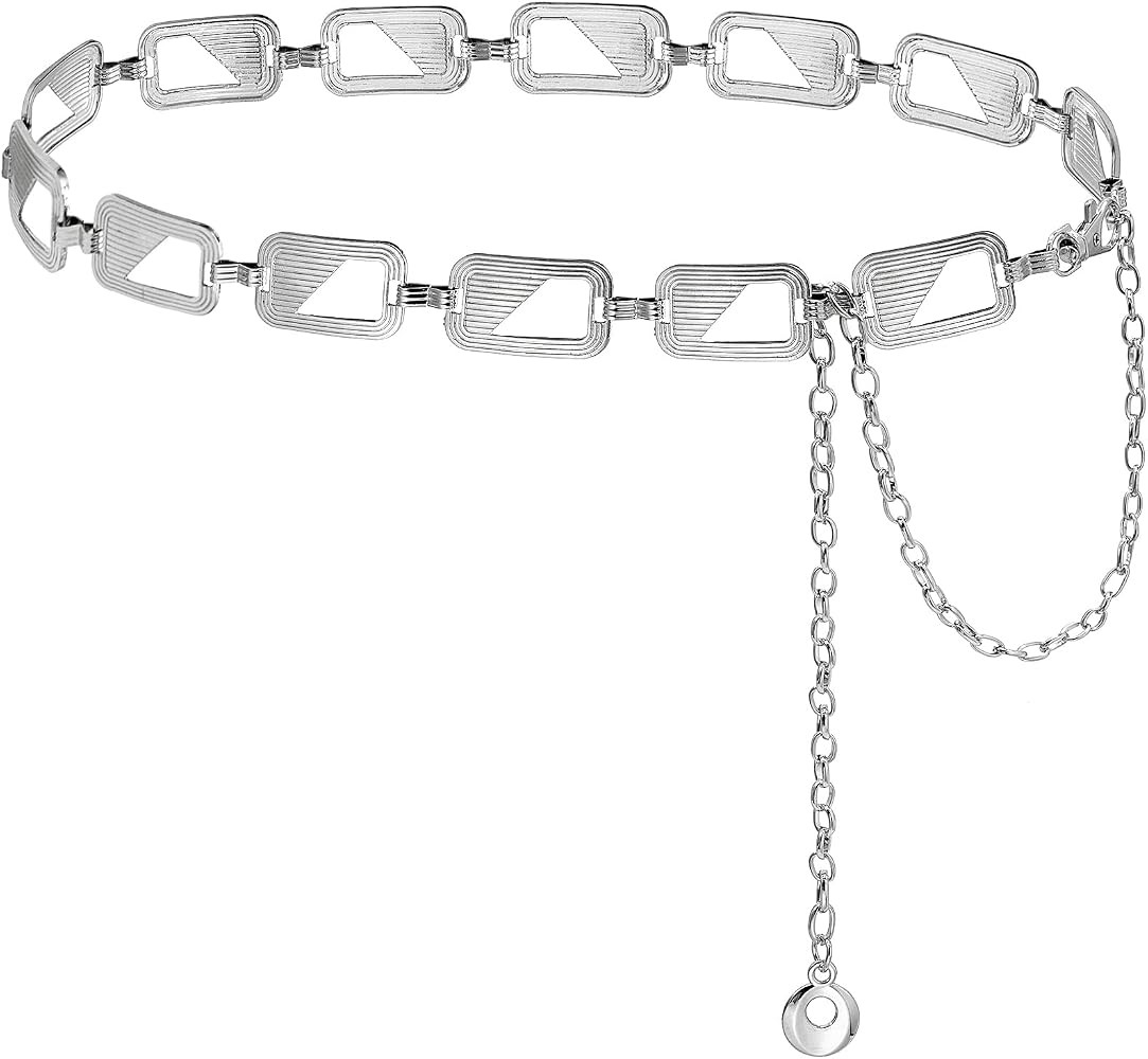 Suyi Waist Chain for Women Ladies Chunky Chain Belt for Dresses | Amazon (US)