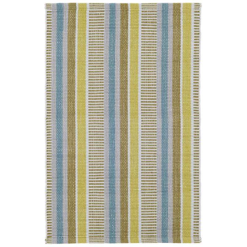 Always Greener Blue/Green Handwoven Indoor/Outdoor Rug | Annie Selke