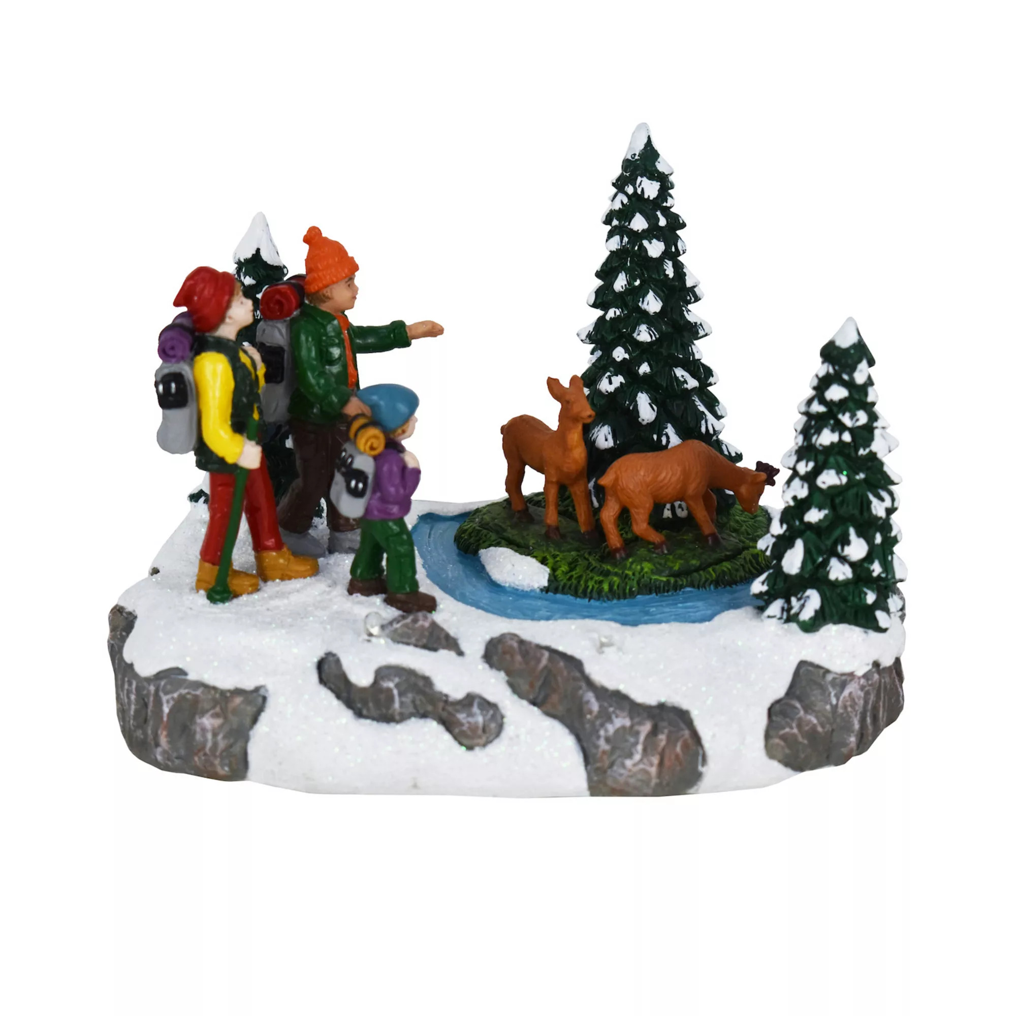 St. Nicholas Square® Village Winter Hike Figurine Table Decor | Kohl's