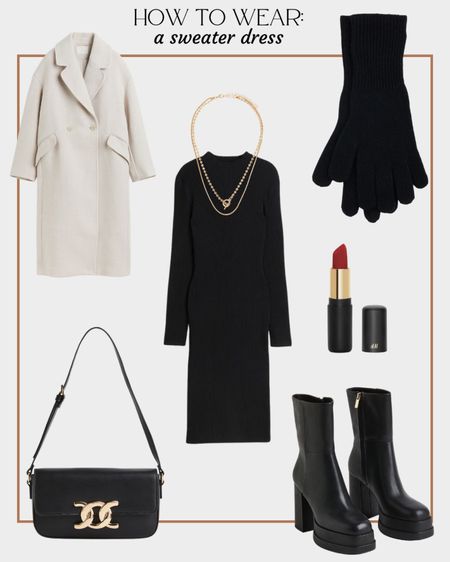 How to wear a sweater dress in fall — paired with chunky boots, gold accessories and a red lipstick. 


#falloutfits #fallstyle #sweaterdress #howtowear #styleideas #chunkyboots #winterstyle

#LTKunder100 #LTKstyletip #LTKSeasonal