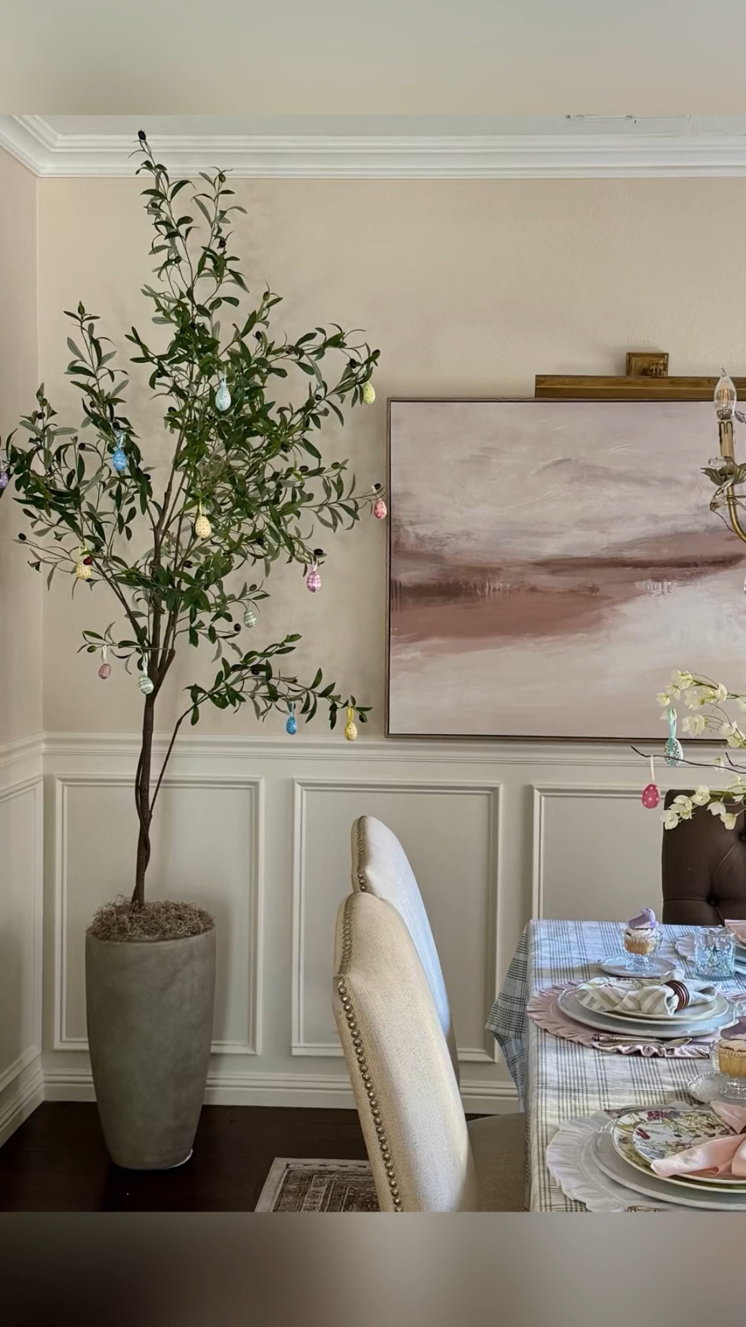 I’m adding colorful mini eggs to my existing tall trees, and have also created an egg tree for an Easter table, using these cute colorful mini eggs, with some faux willow branches, blossom and berry stems.

This is just a sneak peek of an Easter table I’m working on. It’s a work in progress. More to come. 🩷🍃💜

Easter ideas, Easter table ideas, egg tree, colorful pastel mini eggs, 

#LTKSeasonal #LTKHome #LTKFindsUnder50