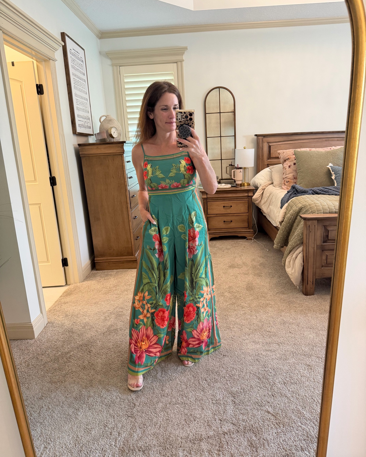 Vacation style, but make it effortless. 🌺✨

I’m all about pieces that are as comfortable as they are beautiful, and this floral pantsuit checks every box. The flowy fit makes it feel elegant while still being easy to wear, whether you’re headed to dinner, a resort, or a summer event.

This is definitely one of those outfits that makes you feel put together the moment you slip it on—and yes, it’s coming with me to Hawaii! 🌴

I’ve linked the entire look in my LTK if you’d like to shop it! 🤍

Now tell me…
Where would you wear it first?
🏝️ Tropical vacation
💕 Date night
🎉 Summer party
🍹 Dinner by the water

Drop your answer below! ⬇️

#LTKStyle #LTKFinds #VacationStyle #ResortWear #PantsuitStyle #SummerFashion #PetiteStyle #VacationOutfit #TropicalStyle #EffortlessStyle

#LTKootd #LTKOver40 #LTKPetite