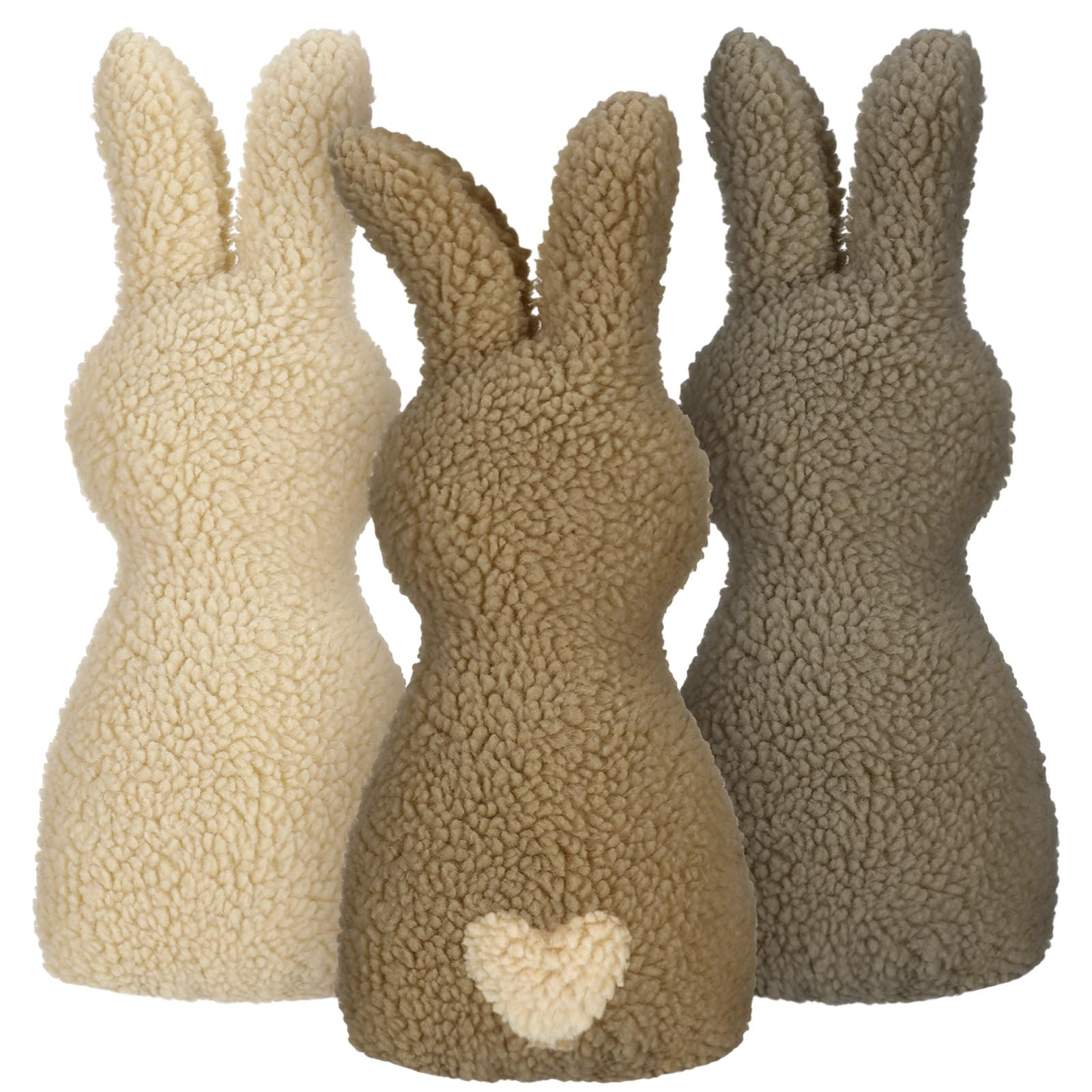 Wenqik 3 Pcs Easter Bunny Stuffed Animals Decorative Easter Throw Pillows Rabbit Stuffed Plush Pi... | Amazon (US)