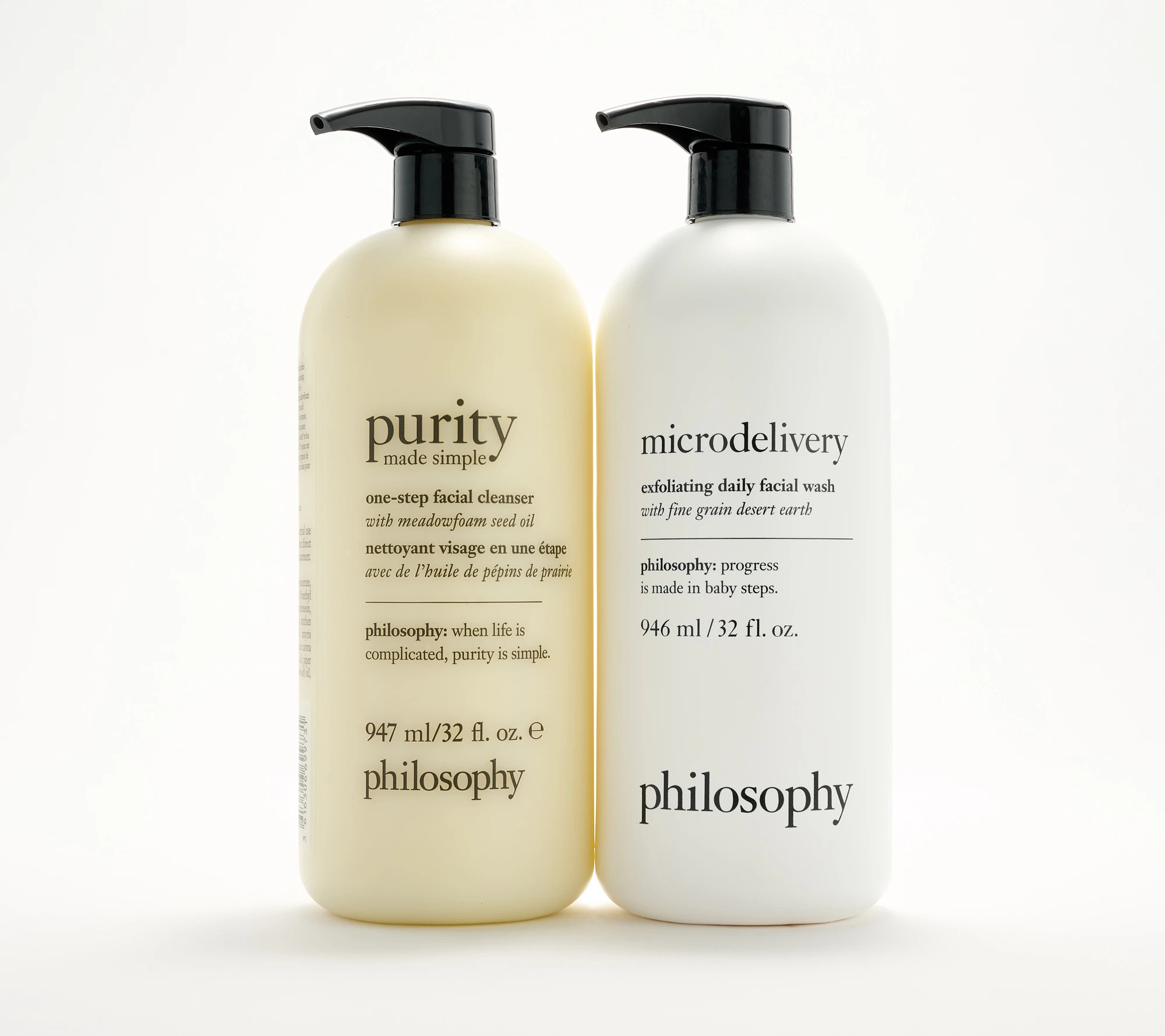 philosophy super-size purity & microdelivery cleansing set | QVC