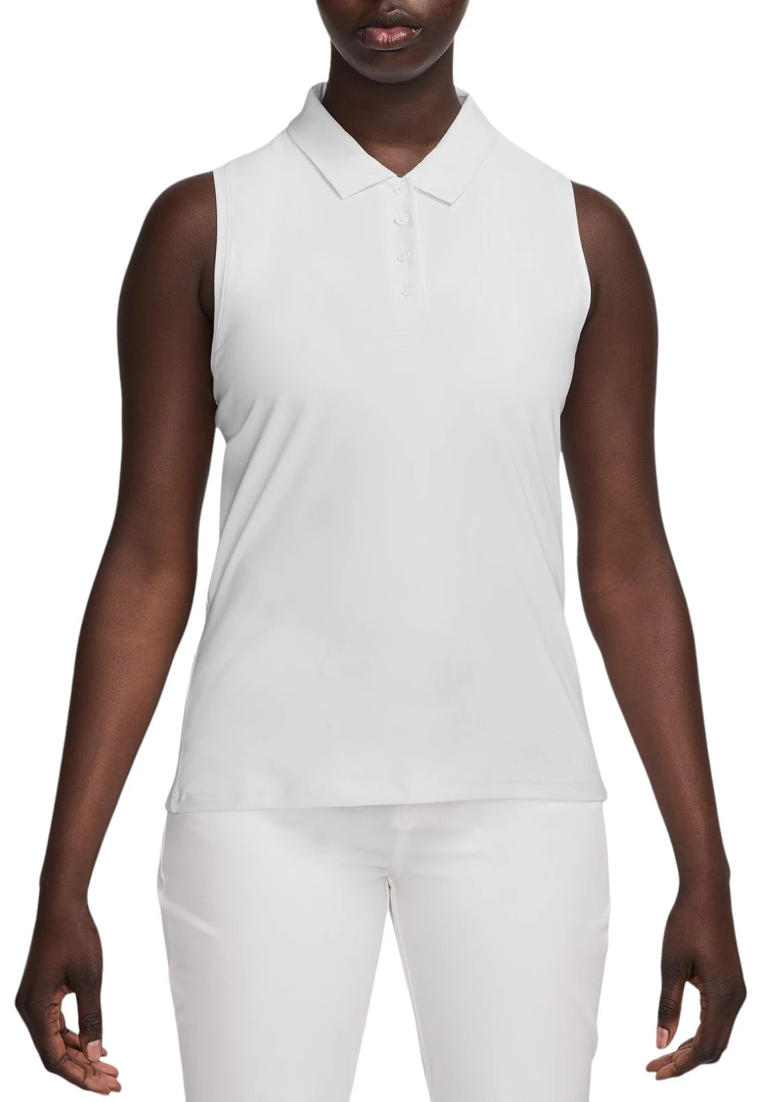 Nike Women's Dri-FIT Victory Sleeveless Golf Polo, Medium, White | DICK'S Sporting Goods