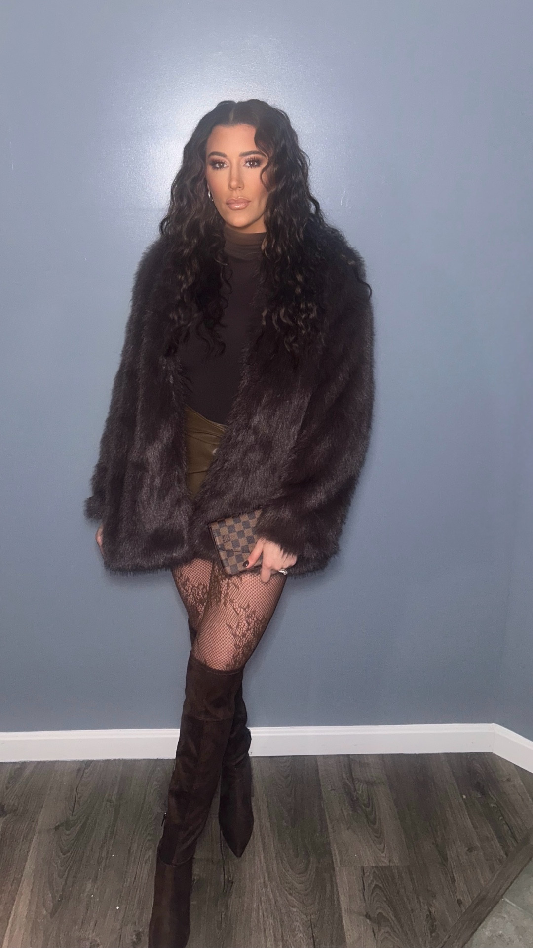The Ultimate Winter GNO Fit ✨
Found the perfect look for dinner and drinks when it’s freezing outside. This faux fur coat is a total showstopper and keeps you so warm without sacrificing the vibe. Styling it with my favorite chocolate leather skirt and OTK boots for a leg-lengthening effect.

#LTKootd #LTKTall #LTKFindsUnder50