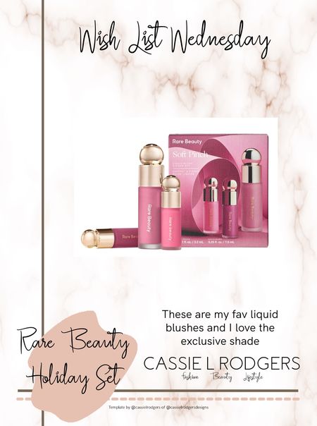 Rare beauty blush set 
New makeup 
Rare beauty holiday set 


#LTKbeauty #LTKunder50 #LTKSeasonal