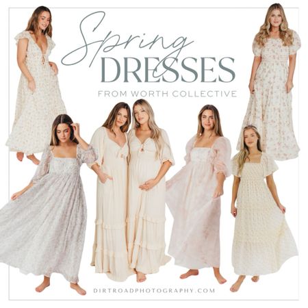 We are obsessed with these spring dresses from Worth Collective and they would be perfect for spring or summer family pictures! Most are maternity and bump friendly.

#LTKstyletip #LTKbump #LTKfamily