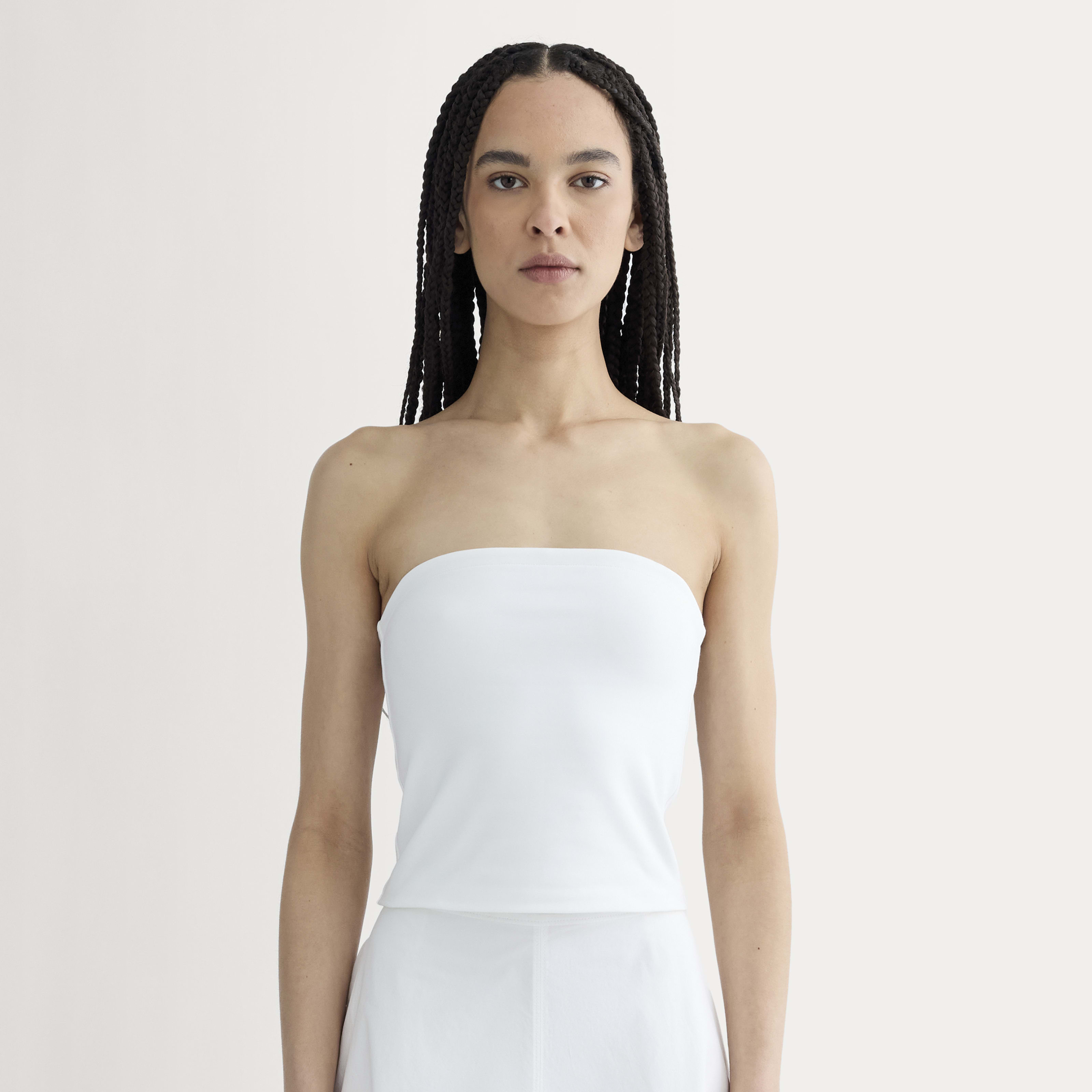 Form Tube Top by Everlane in White, Size M | Everlane