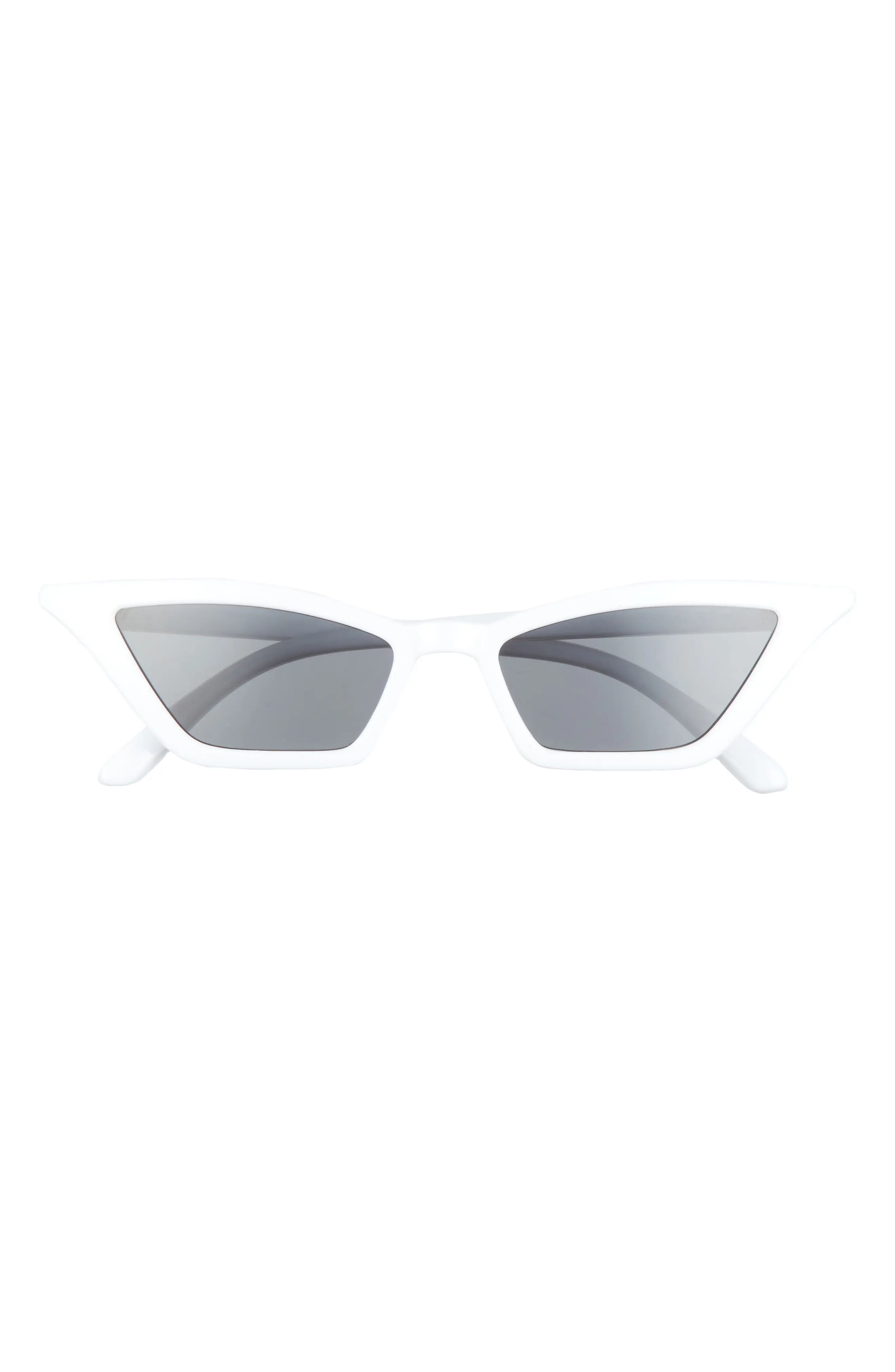 Women's Bp. Cat Eye Sunglasses - White | Nordstrom