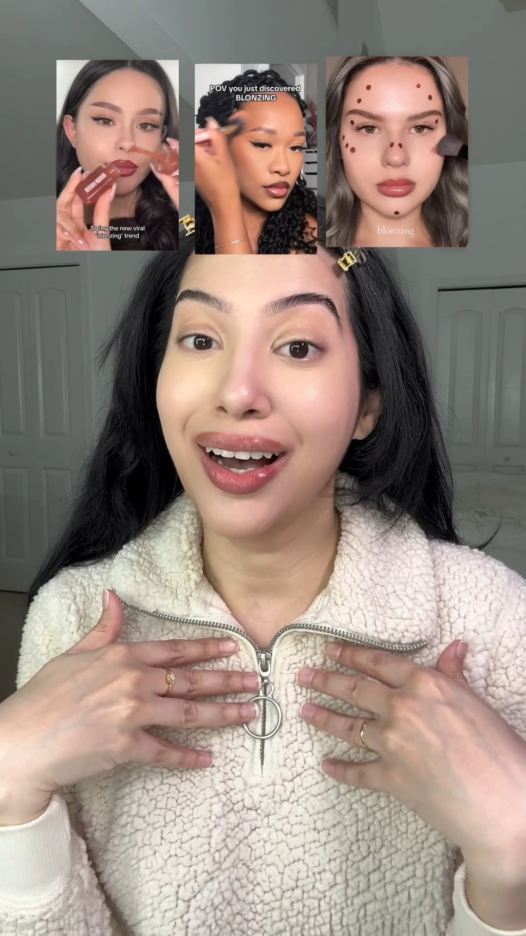 The most simple and easiest Blonzing Tutorial with Affordable Drugstore Products 💖 Applying Blush and Highlight in place of Bronzer has never been easier with Elf Cosmetics 🫶 Get the Sabrina Carpenter makeup look by being blonzed 💗 Let me know would you try out the Blonzing Trend with this Easy Makeup Tutorial 🙌🏻

#LTKStyleTip #LTKFindsUnder50 #LTKBeauty