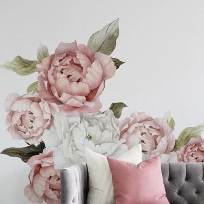 Blushing Peonies Wall Decal Urban Walls | Wayfair North America