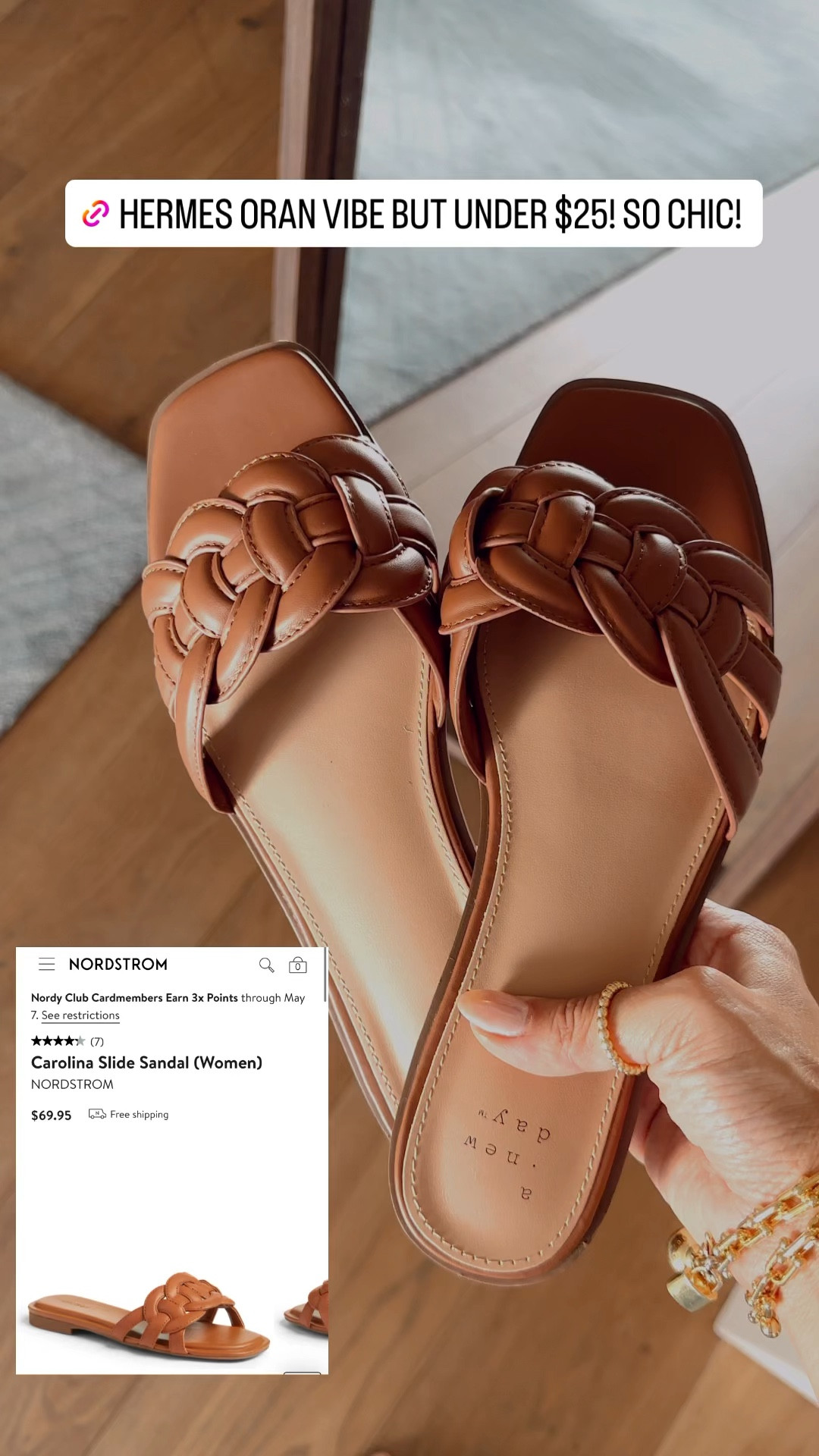 Hermes store sandals nordstrom