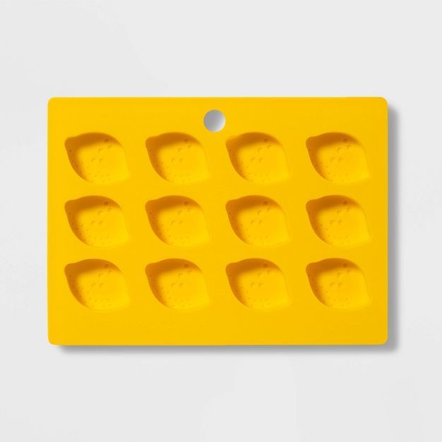 Silicone Lemon Ice Cube Mold Yellow - Sun Squad™ | Target