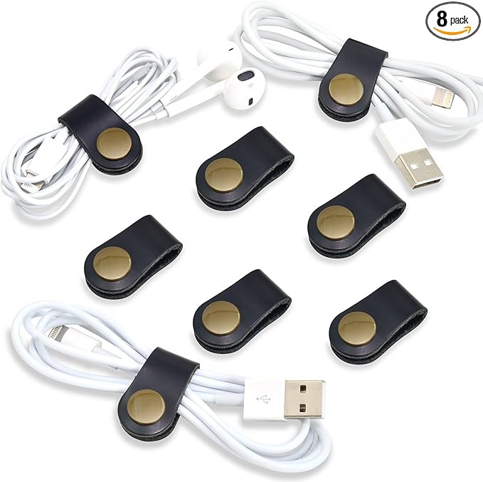 CAILLU Cord Organizer,Cord Keeper,Cable Organizer USB Holder,Cable Management,Cable Straps,Earbud... | Amazon (US)