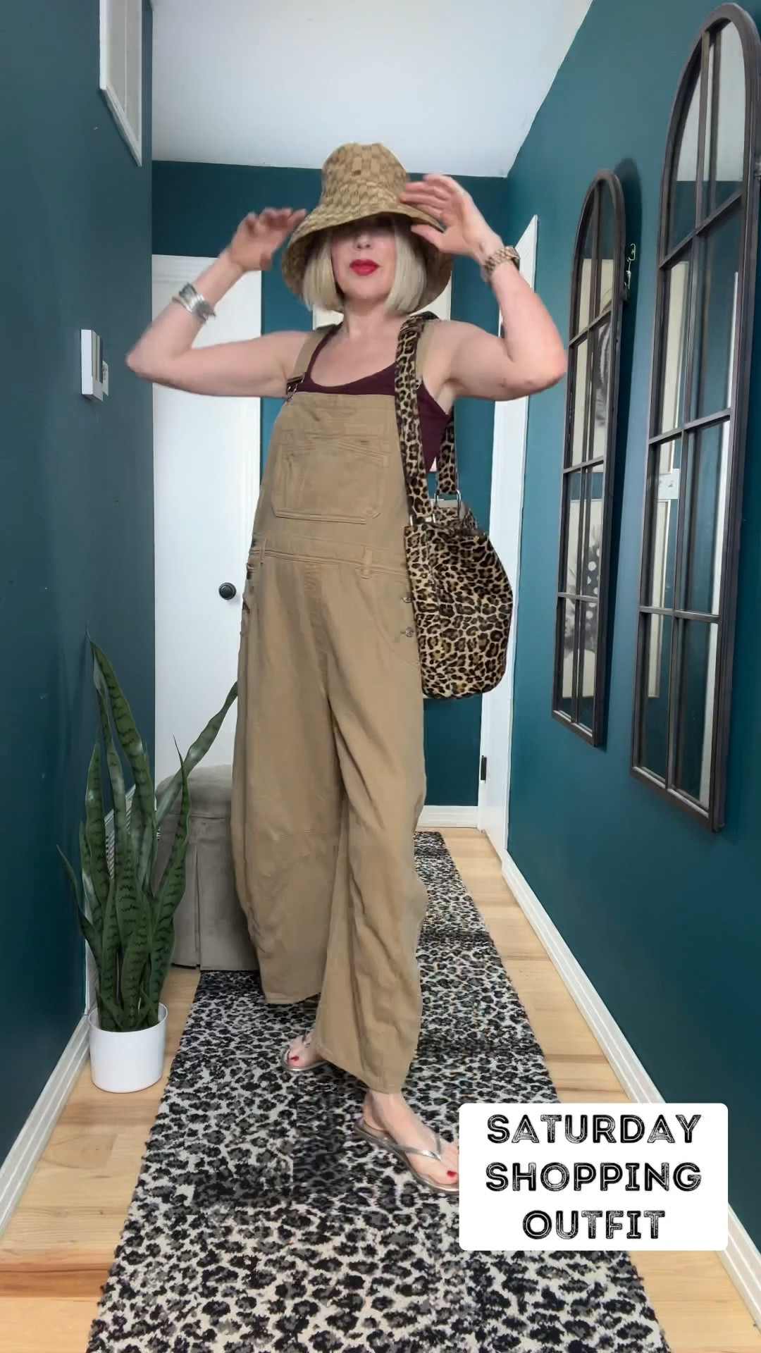 Bringing back overalls for my Saturday shopping spree—and I have zero regrets 🙌 Comfy, cool, and perfect for a day of strolling shops or hitting the farmer’s market. These barrel-leg overalls are giving grown-up ease with a sixth grade flair.

Not gonna lie… back in the day, I may have rocked these with only one strap hooked. Raise your hand if you were out here in 6th grade channeling your inner Kriss Kross 👀🎤 Might just make you wanna jump jump 💥

#SummerOutfit #ComfyCasual #FarmersMarketOutfit #SummerHat #FlipFlops

#LTKOver40 #LTKSummerEdit #LTKFindsUnder100
