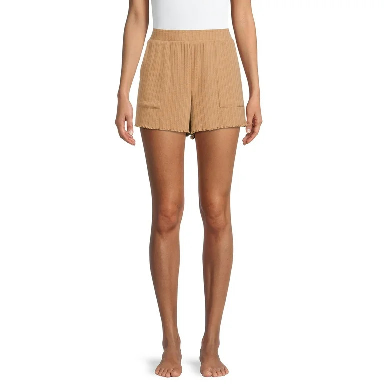Secret Treasures Women's and Women's Plus Size Patch Pocket Sleep Shorts | Walmart (US)