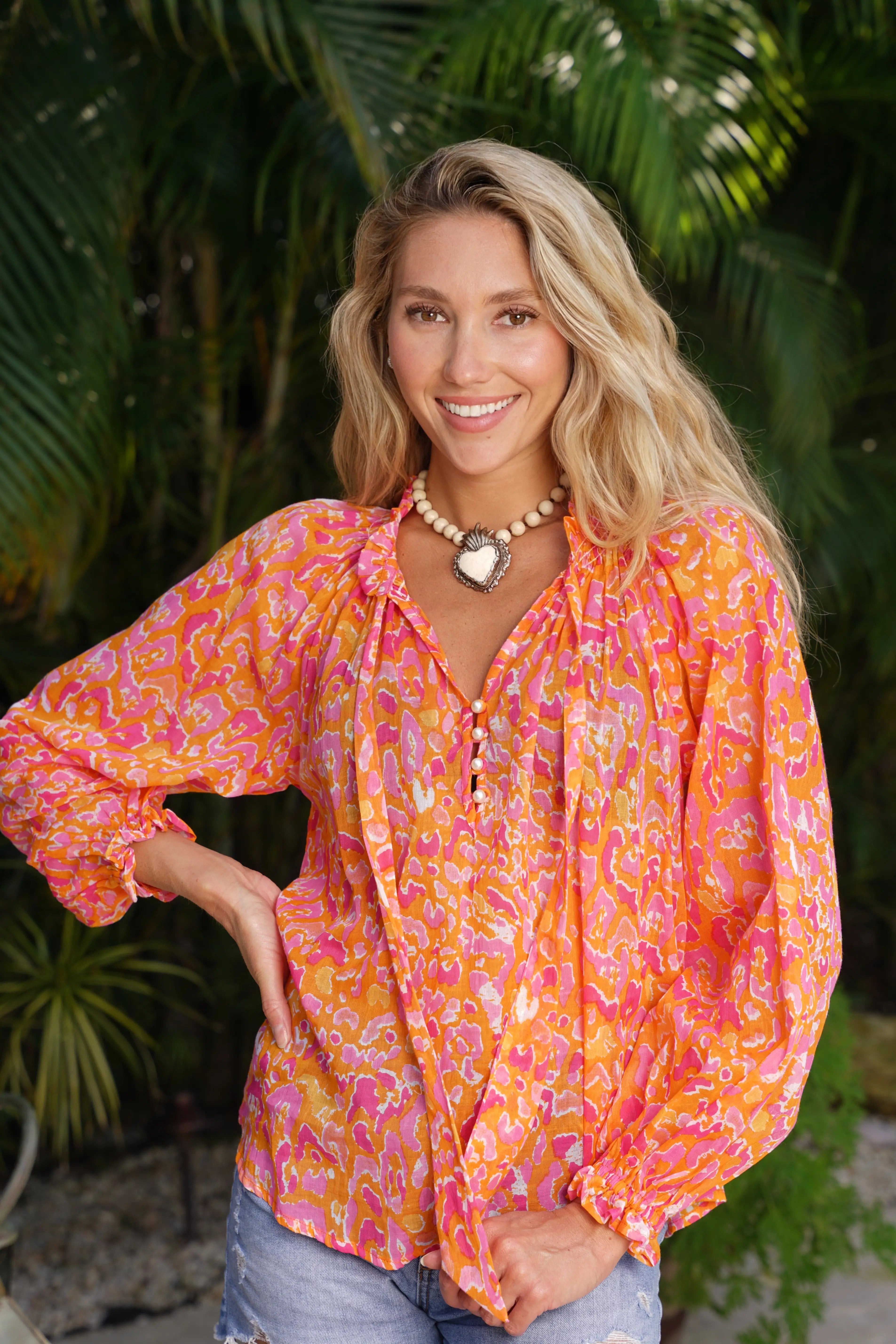 Bobbi Top Orange Marie | Just Darviny