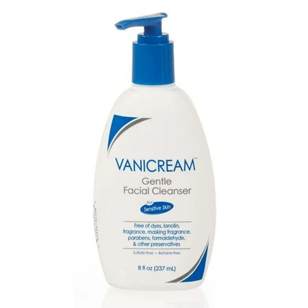 Vanicream Gentle Facial Cleanser for Sensitive Skin with Pump Dispenser, 8 Ounce | Walmart (US)