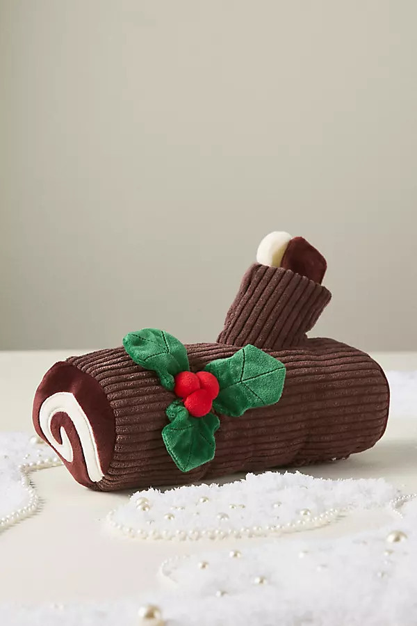 Yule Log Interactive Snuffle Dog Toy | Anthropologie (US)