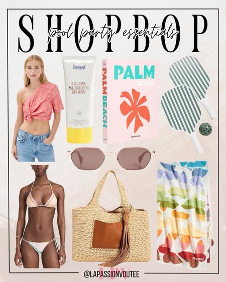 Elevate your poolside style with the latest pool party essentials from Shopbop. Discover trendy and sophisticated pieces perfect for sun-soaked days by the water. Shop now to create unforgettable summer memories with chic and effortless fashion.

#LTKSummerSales #LTKSwim #LTKSeasonal