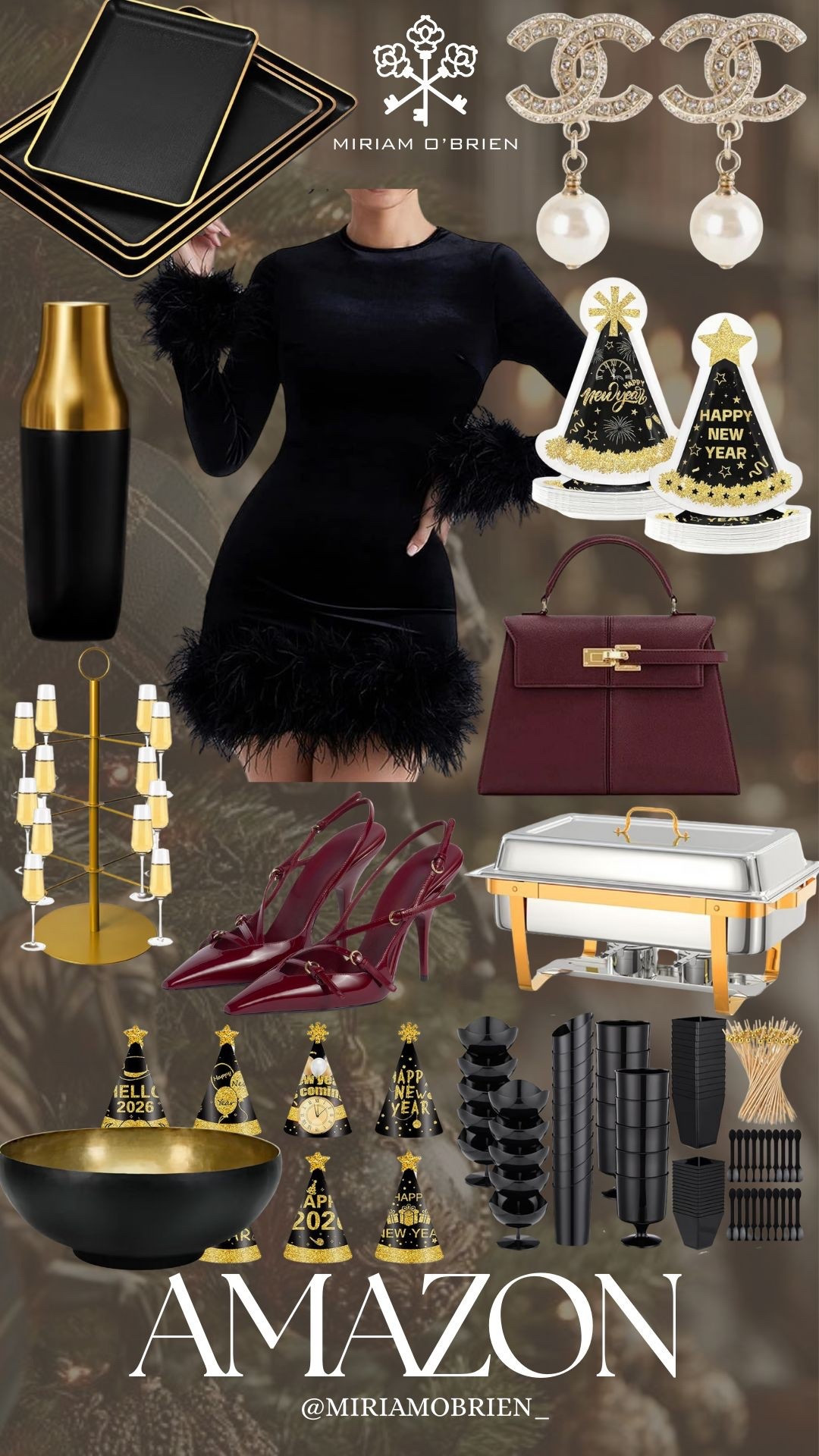 Get ready for New Year's Eve with these stylish and festive items!

follow me at @miriamobrien_ on IG and TikTok! 

#AmazonNewYear’sEve #NewYear’sEveParty #AmazonFinds #AmazonHolidayFinds

#LTKHoliday #LTKOver40 #LTKSeasonal