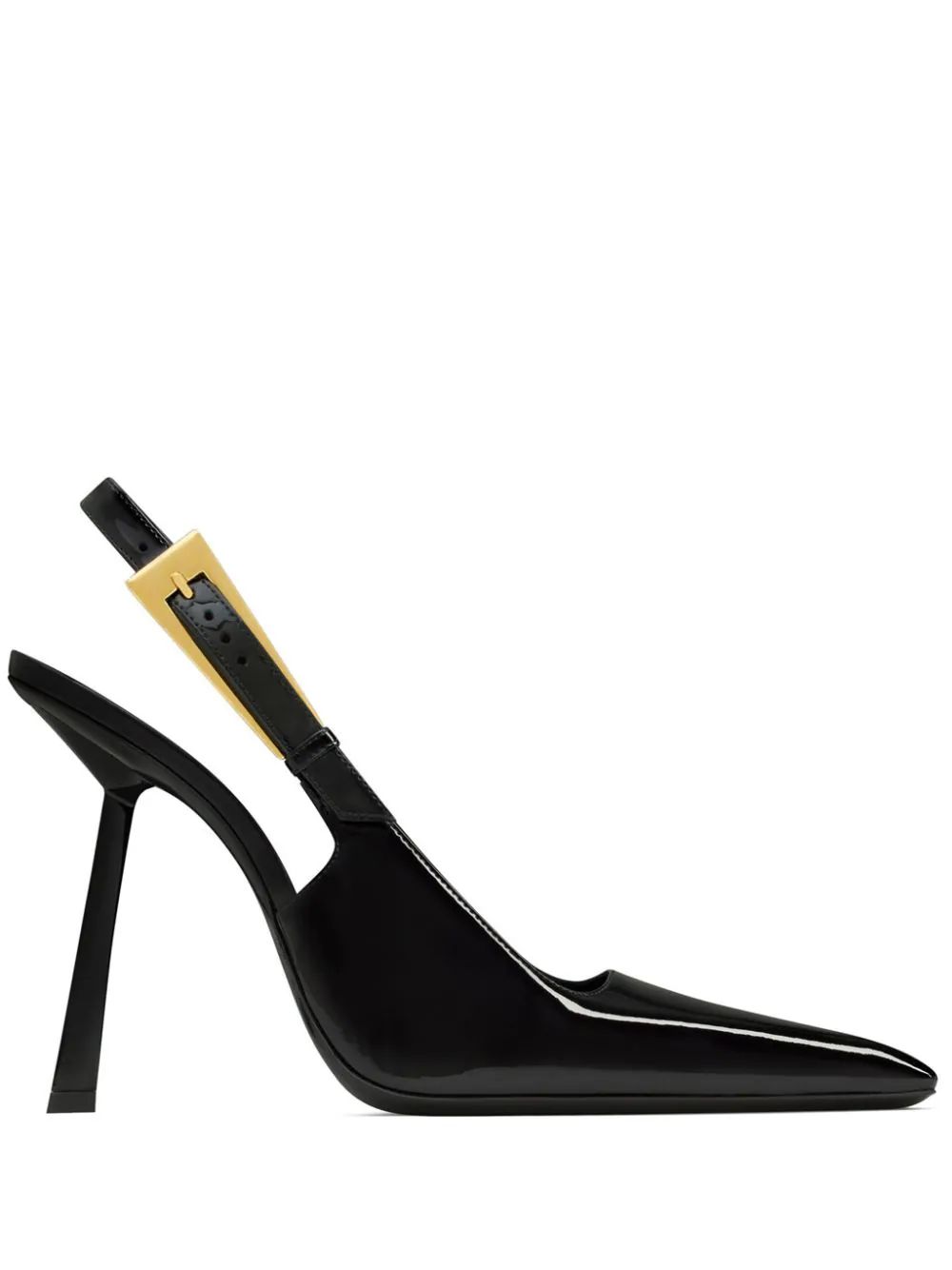 Lee 110mm slingback patent leather pumps | Farfetch Global