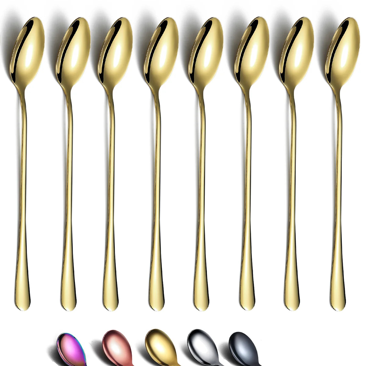 ReaNea Gold Iced Tea Spoon Stainless walmart finds walmart deals walmart sales | Walmart (US)