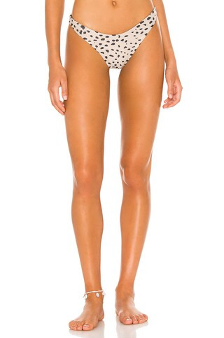 BEACH RIOT Island Bikini Bottom in Taupe Spot from Revolve.com | Revolve Clothing (Global)