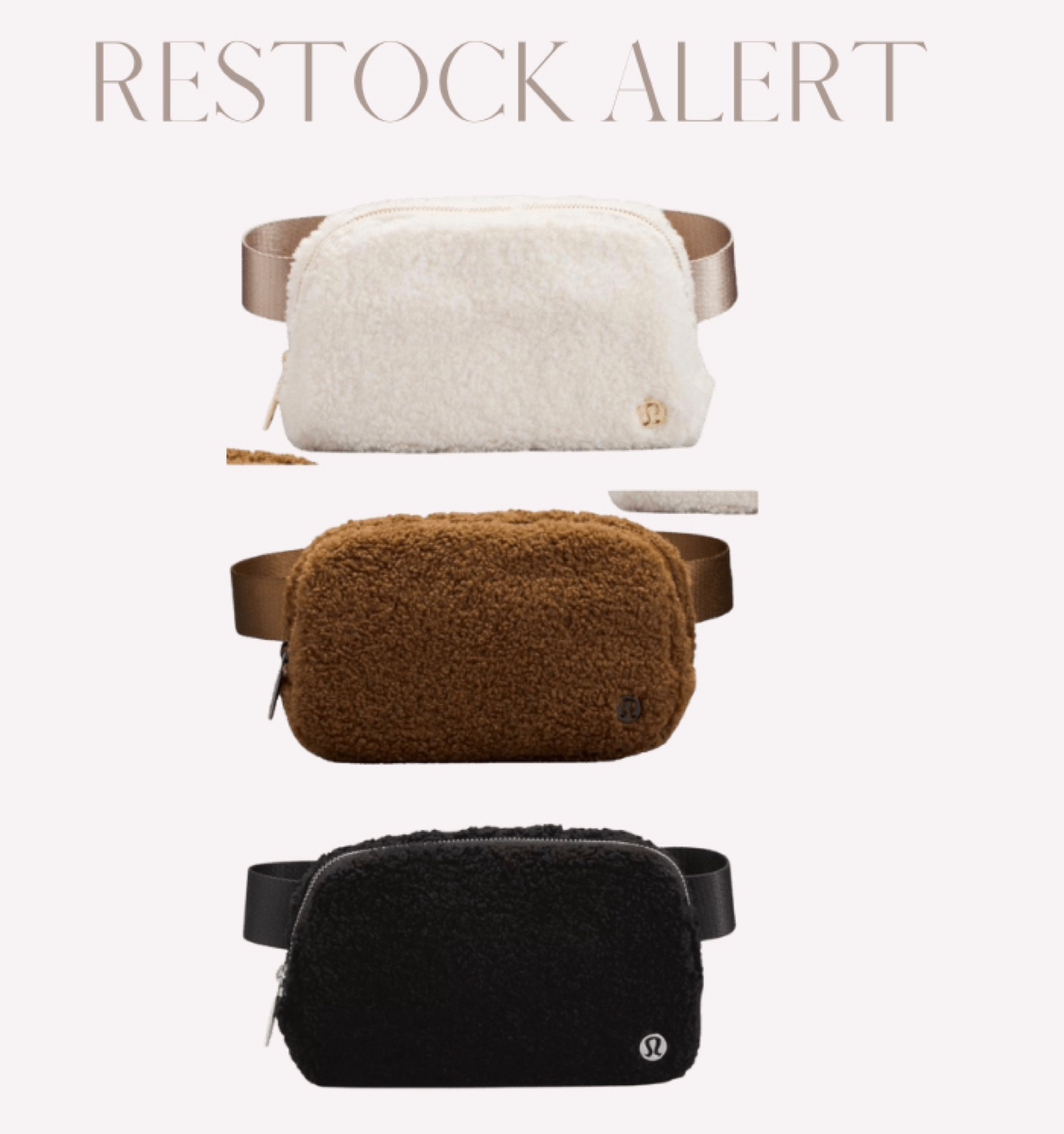 Lululemon sherpa belt bag restock. 2 piece set sizes up to a large. Loungewear. Travel outfit. Workwear. Wfh. Fall fashion. Travel outfit 



#LTKworkwear #LTKGiftGuide #LTKSale