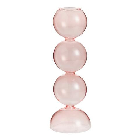 Tall Stacked Bubble Glass Vase | World Market
