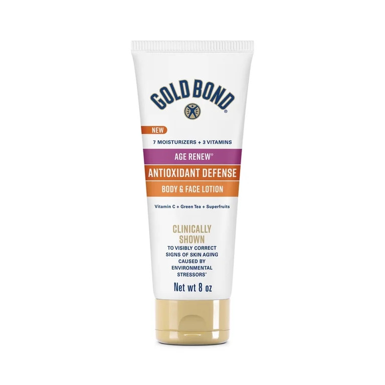 Gold Bond Age Renew Antioxidant Defense Body &amp; Face Lotion, Brightens, Smooths &amp; Evens Sk... | Walmart (US)