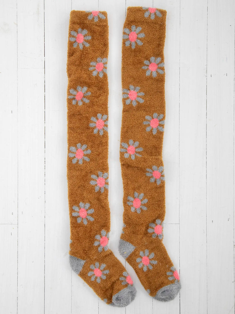 Over-the-Knee Cozy Socks - Daisy | Natural Life