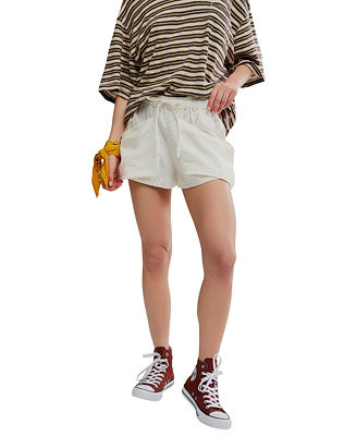 Free People Women's Good Fortune Pull-On Shorts - Macy's | Macy's