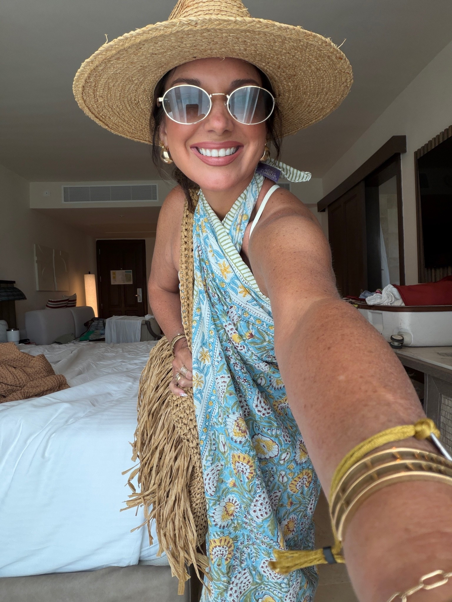 Resort ~ vacation fit for day 2!! 
Another Cupshe swimsuit and Amazon sarong!!

#LTKTravel #LTKSwim #LTKSeasonal