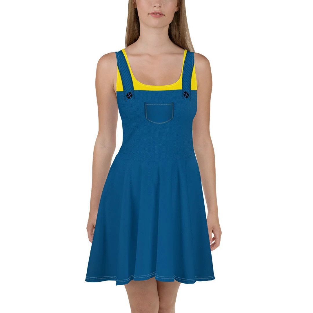 The Famous Underlings Running Costume Skater Dress - Etsy | Etsy (US)