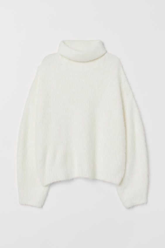 Fluffy Turtleneck Sweater | H&M (US)