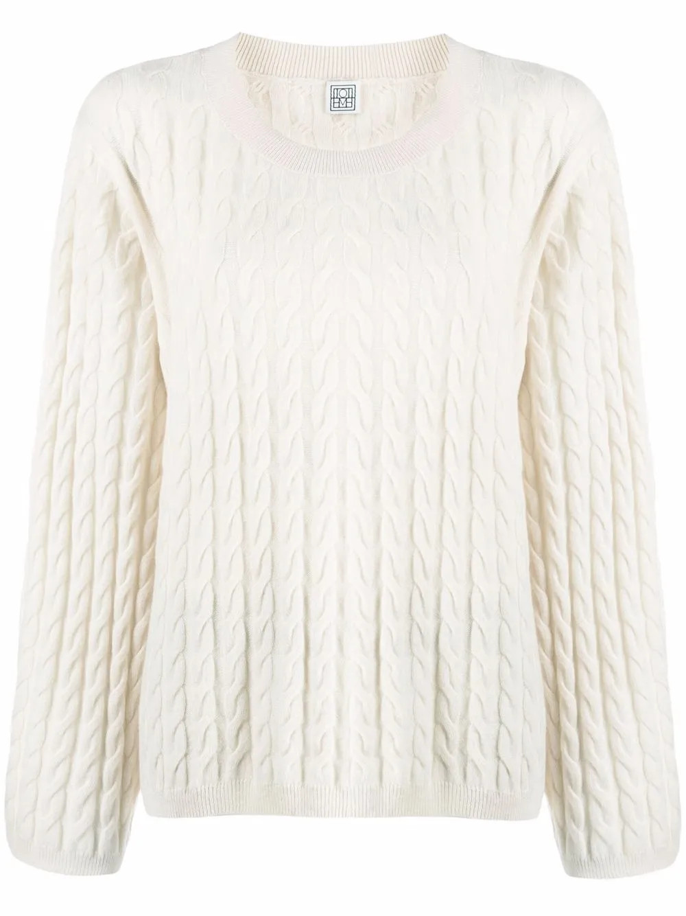 TOTEME cable-knit Cashmere Jumper - Farfetch | Farfetch Global