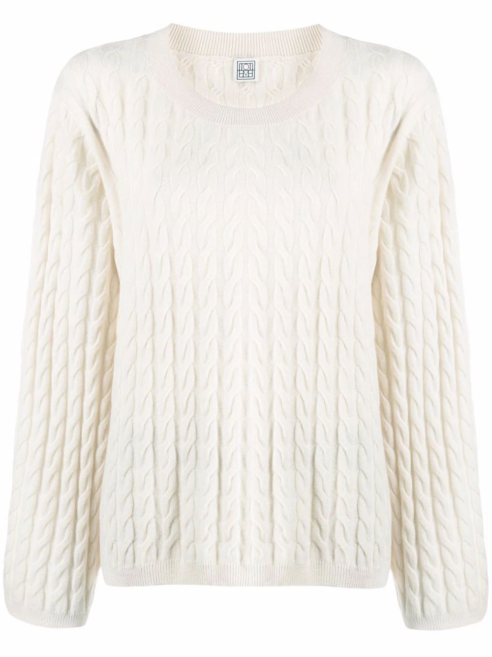 cable-knit cashmere jumper | Farfetch Global