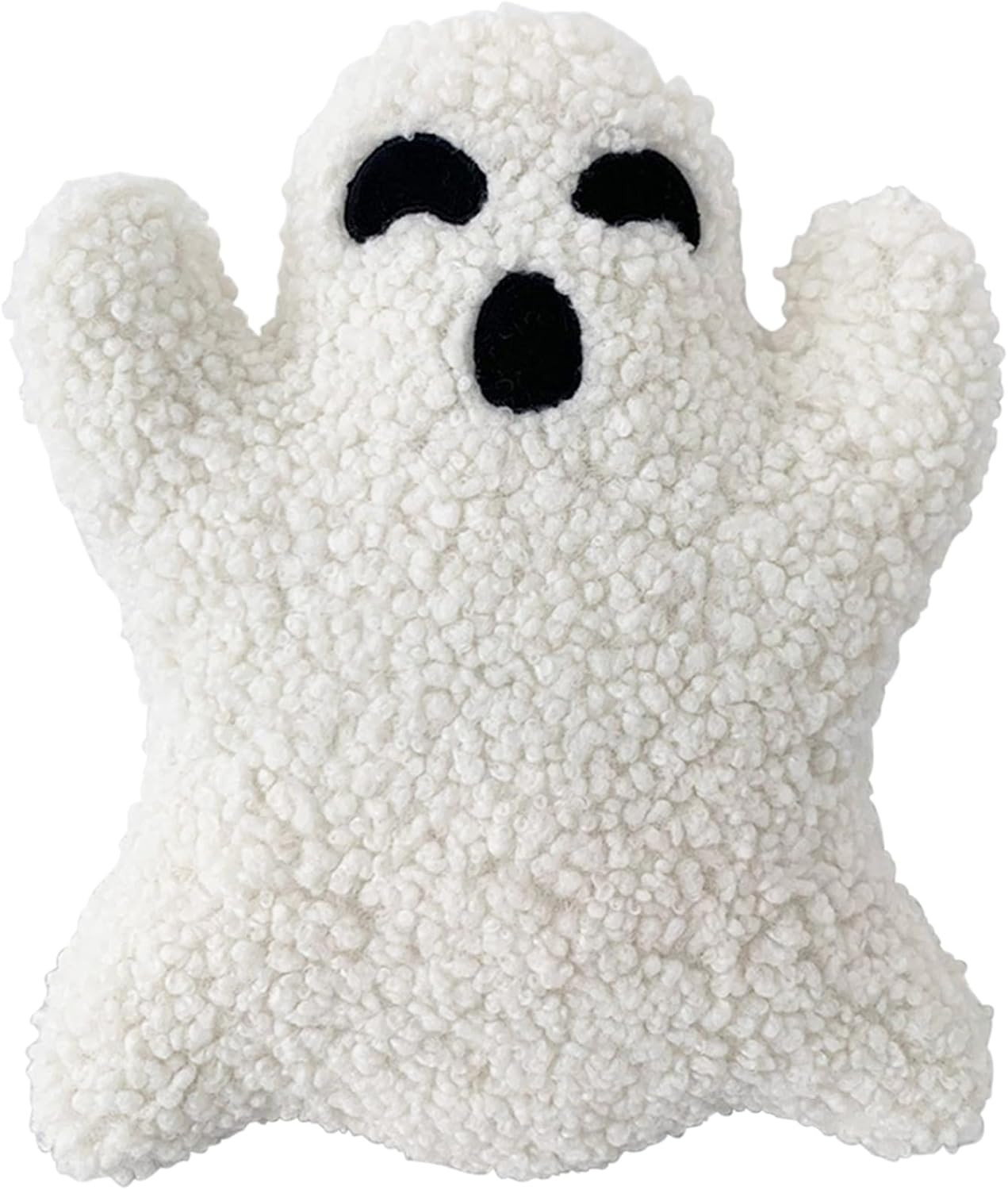 Ghost Pillow - Halloween Bedding, Ghost-Shaped Throw Pillow (15.7 inches) | Amazon (US)