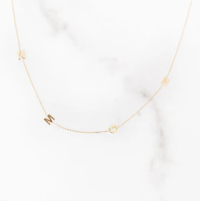 Initial Necklace | 14-Karat | Golden Thread