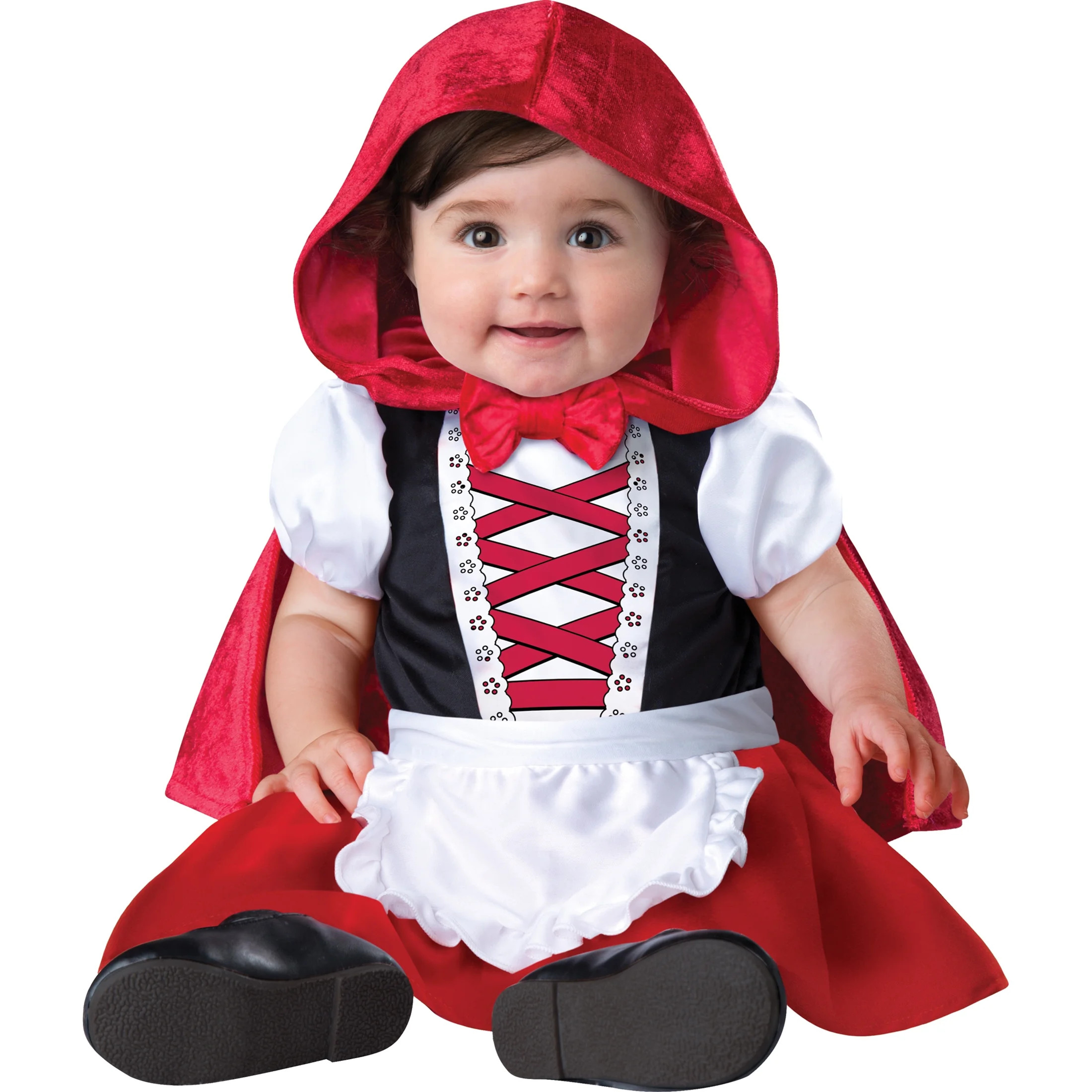 InCharacter Costumes Lil Red Riding Hood Halloween Costume Set Unisex, Female Infant, Red | Walmart (US)
