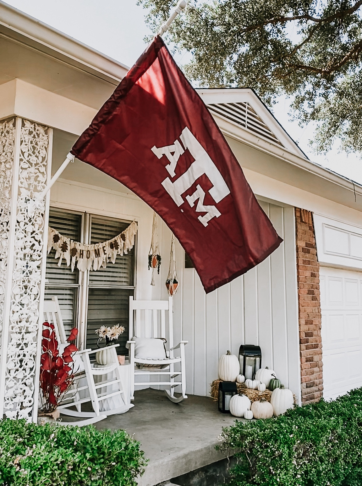 Fall front porch| aggie football season 

#LTKhome #LTKSeasonal