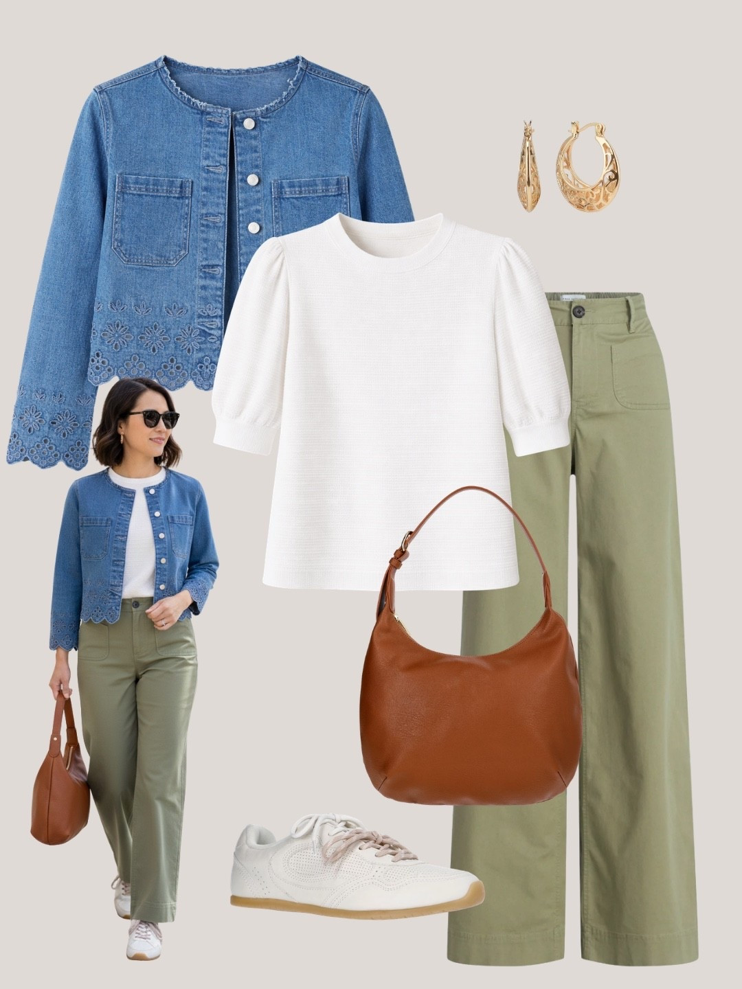 Affordable spring outfits 🌸 Can’t get over how good Walmart is right now!  So many pretty spring fashions 🎉 Which outfit is your favorite?

cardigan, striped tee, flutter sleeve top, puff sleeve, denim jacket, tulip sleeve top, olive pants, blue jeans, white jeans, espadrille flats, sneakers, perforated mesh mary jane shoes

#springoutfits #outfitinspo  #Walmart #walmarthaul #walmartstyle walmartfashion walmartdeals lookforlessstyle