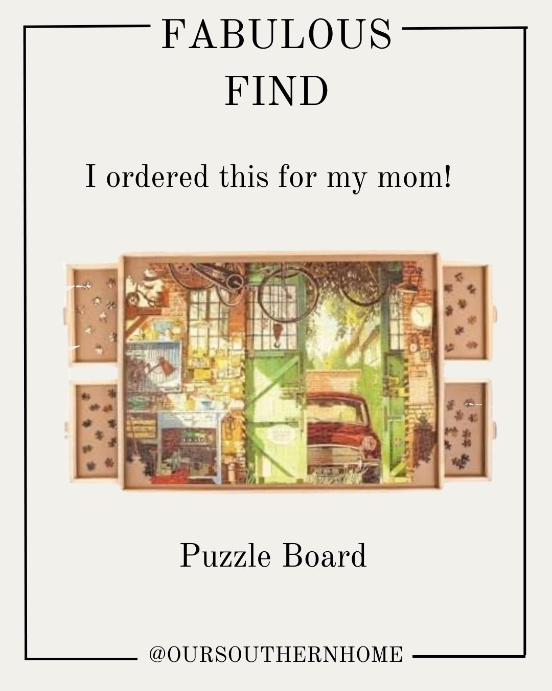 Perfect gift for the puzzle lover! Drawers to organize the puzzle pieces and a mat to cover to protect and keeps the cats off of it!!! 

#LTKGiftGuide #LTKHoliday #LTKHome