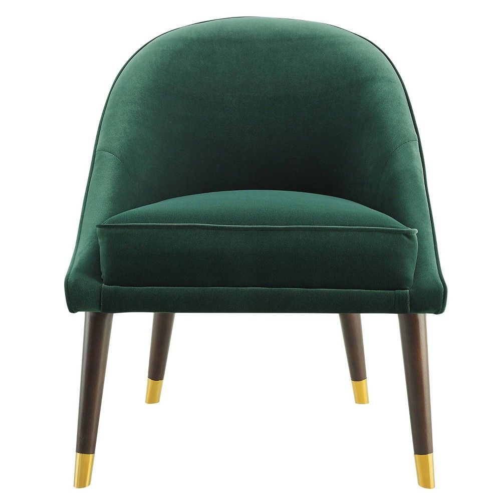 18"" Avalon Velvet Accent Chair Green - Steve Silver Co. | Target